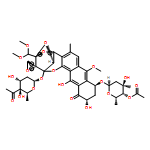 Spiro[2,13-methano-10H-anthra[1,2-b]-1,3-dioxolo[4,5-d]pyran-14,2'-oxiran]-10-one, 13-[(4-C-acetyl-2,6-dideoxy-α-L-xylo-hexopyranosyl)oxy]-7-[(4-O-