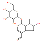 Cyclopenta[c]pyran-4-carboxaldehyde, 1-(β-D-glucopyranosyloxy)-1,4a,5,6,7,7a-hexahydro-6-hydroxy-7-methyl-, (1S,4aS,6S,7R,7aS)-