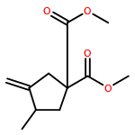 1,1-Cyclopentanedicarboxylic acid, 3-methyl-4-methylene-, 1,1-dimethyl ester