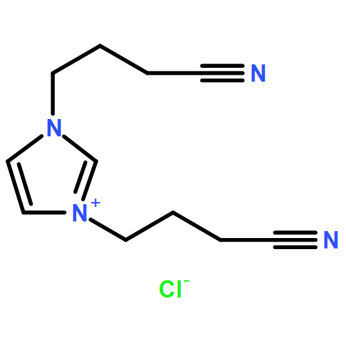 1,3-bis(3-cyanopropyl)-2,3-dihydro-1h-imidazol-1-ium Chloride