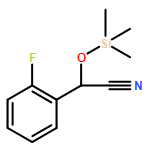 Benzeneacetonitrile, 2-fluoro-α-[(trimethylsilyl)oxy]-