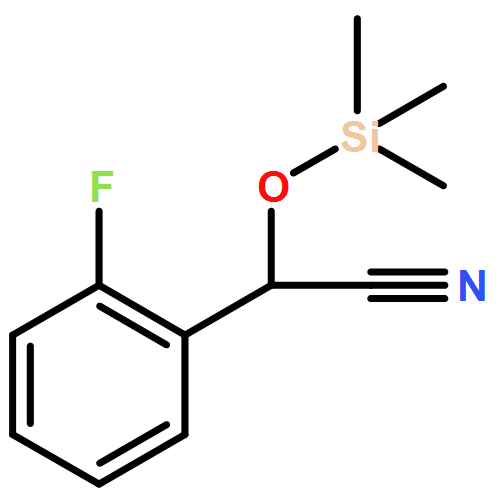 Benzeneacetonitrile, 2-fluoro-α-[(trimethylsilyl)oxy]-