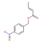 2-Butenoic acid, (4-nitrophenyl)methyl ester, (E)- (9CI)