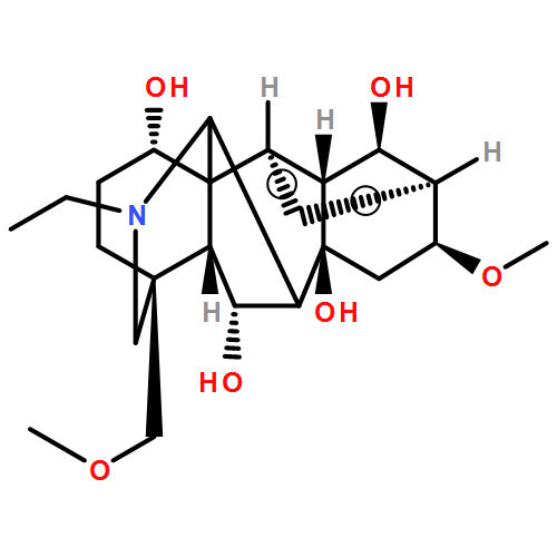 Aconitane-1,6,8,14-tetrol, 20-ethyl-16-methoxy-4-(methoxymethyl)-, (1α,6α,14α,16β)- (9CI)