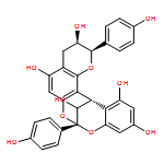 (2R,3R,8R,14S)-2,8-bis(4-hydroxyphenyl)-3,4-dihydro-2H,14H-8,14-methanochromeno[7,8-d][1,3]benzodioxocine-3,5,11,13,15-pentol