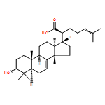 Lanosta-7,24-dien-21-oic acid, 3-hydroxy-, (3α,13α,14β,17α,20S)-