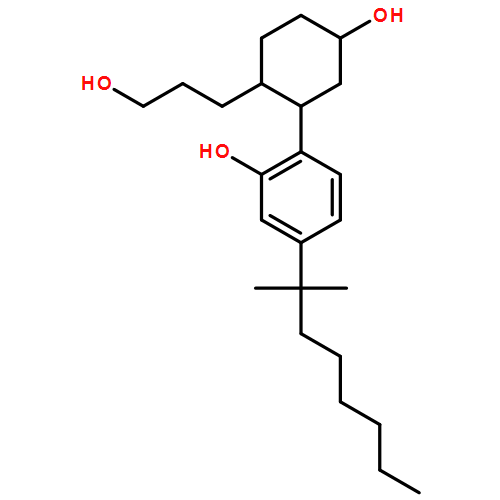 Phenol, 5-(1,1-dimethylheptyl)-2-[(1R,2R,5R)-5-hydroxy-2-(3-hydroxypropyl)cyclohexyl]-, rel-