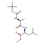 L-Leucine, N-[(1,1-dimethylethoxy)carbonyl]-L-alanyl-, methyl ester