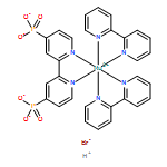 Ruthenate(2-), bis(2,2'-bipyridine-κN1,κN1')[[([2,2'-bipyridine]-4,4'-diyl-κN1,κN1')bis[phosphonato]](4-)]-, hydrogen bromide (1:4:2), (OC-6-22)-