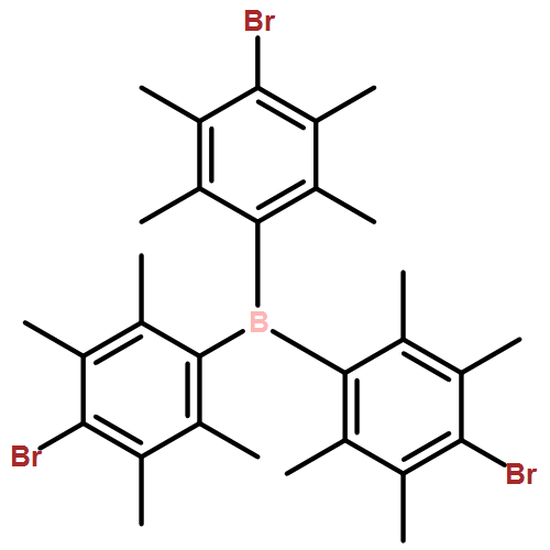 Borane, tris(4-bromo-2,3,5,6-tetramethylphenyl)-