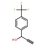 Benzenemethanol, α-ethynyl-4-(trifluoromethyl)-