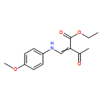 Butanoic acid, 2-[[(4-methoxyphenyl)amino]methylene]-3-oxo-, ethyl ester