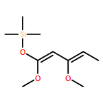 Silane, [[(1E,3Z)-1,3-dimethoxy-1,3-pentadien-1-yl]oxy]trimethyl-