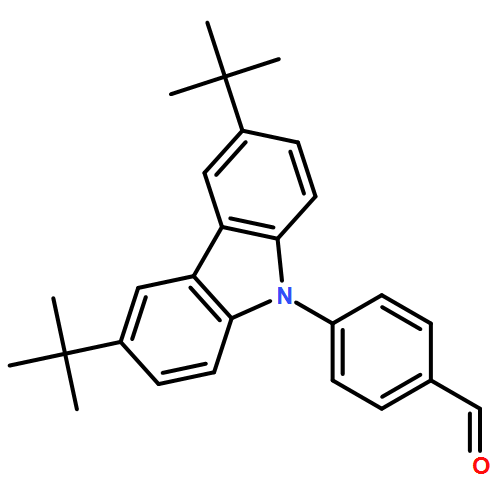 Benzaldehyde, 4-[3,6-bis(1,1-dimethylethyl)-9H-carbazol-9-yl]-