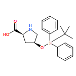 L-Proline, 4-[[(1,1-dimethylethyl)diphenylsilyl]oxy]-, (4S)-