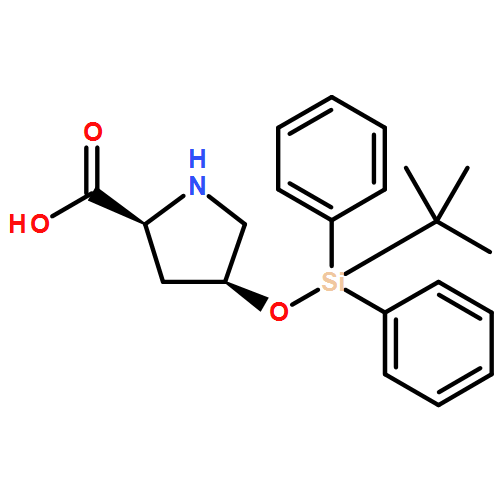 L-Proline, 4-[[(1,1-dimethylethyl)diphenylsilyl]oxy]-, (4S)-