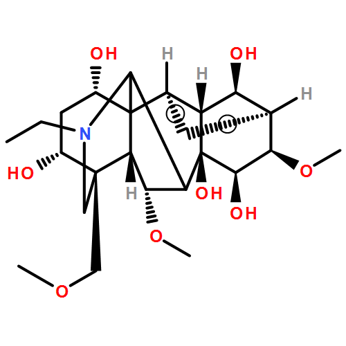 Aconitane-1,3,8,14,15-pentol, 20-ethyl-6,16-dimethoxy-4-(methoxymethyl)-, (1α,3α,6α,14α,15β,16β)-