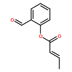 2-Butenoic acid, 2-formylphenyl ester