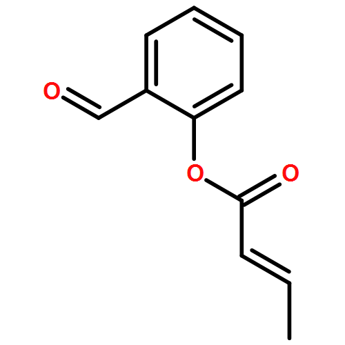 2-Butenoic acid, 2-formylphenyl ester