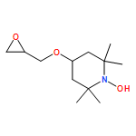 1-Piperidinyloxy, 2,2,6,6-tetramethyl-4-(2-oxiranylmethoxy)- 