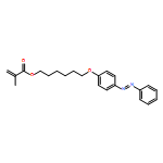 2-Propenoic acid, 2-methyl-, 6-[4-(2-phenyldiazenyl)phenoxy]hexyl ester