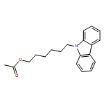 9H-Carbazole-9-hexanol, 9-acetate