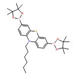 10H-Phenothiazine, 10-hexyl-3,7-bis(4,4,5,5-tetramethyl-1,3,2-dioxaborolan-2-yl)-