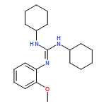 Guanidine, N,N'-dicyclohexyl-N''-(2-methoxyphenyl)-