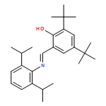 Phenol, 2-[[[2,6-bis(1-methylethyl)phenyl]imino]methyl]-4,6-bis(1,1-dimethylethyl)-