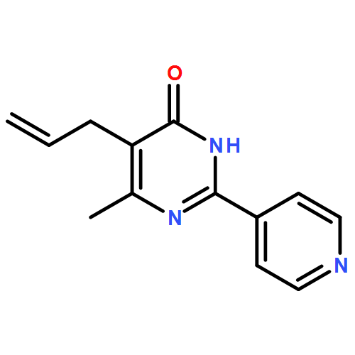 4(3H)-Pyrimidinone, 6-methyl-5-(2-propen-1-yl)-2-(4-pyridinyl)-