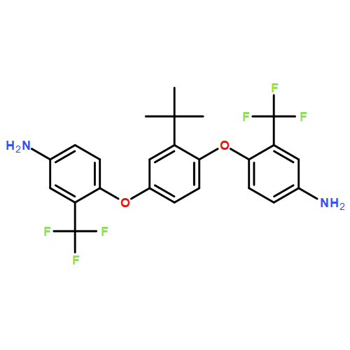 Benzenamine, 4,4'-[[2-(1,1-dimethylethyl)-1,4-phenylene]bis(oxy)]bis[3-(trifluoromethyl)-