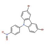 9H-Carbazole, 3,6-dibromo-9-(4-nitrophenyl)-