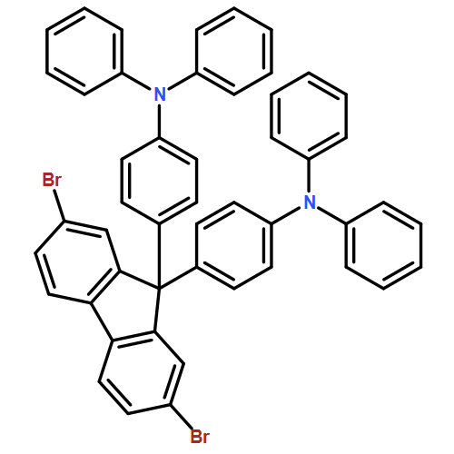 Benzenamine, 4,4'-(2,7-dibromo-9H-fluoren-9-ylidene)bis[N,N-diphenyl-