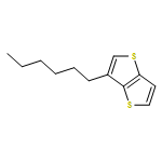 Thieno[3,2-b]thiophene, 3-hexyl-