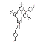 Benzaldehyde, 4,4'-[[5,11,17,23-tetrakis(1,1-dimethylethyl)-26,28-dihydroxypentacyclo[19.3.1.13,7.19,13.115,19]octacosa-1(25),3,5,7(28),9,11,13(27),15,17,19(26),21,23-dodecaene-25,27-diyl]bis(oxy-2,1-ethanediyloxy)]bis-