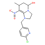 Imidazo[1,2-a]pyridin-5-ol, 1-[(6-chloro-3-pyridinyl)methyl]-1,2,3,5,6,7-hexahydro-7-methyl-8-nitro-