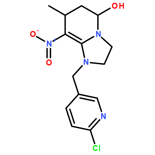 Imidazo[1,2-a]pyridin-5-ol, 1-[(6-chloro-3-pyridinyl)methyl]-1,2,3,5,6,7-hexahydro-7-methyl-8-nitro-