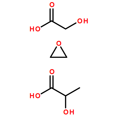 Propanoic acid, 2-hydroxy-, polymer with 2-hydroxyacetic acid and oxirane, block