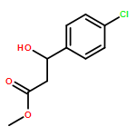 Benzenepropanoic acid, 4-chloro-β-hydroxy-, methyl ester