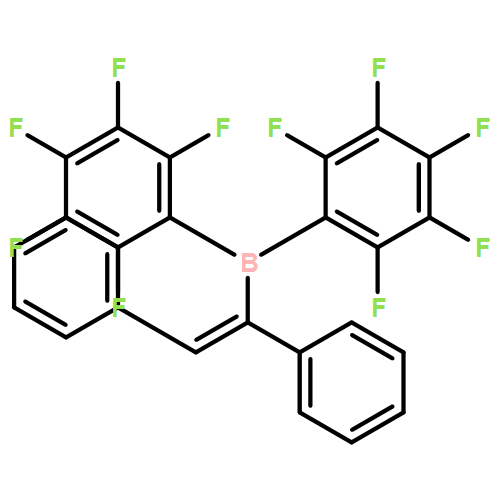 Borane, [(1Z)-1,2-diphenylethenyl]bis(pentafluorophenyl)- (9CI)