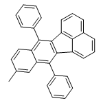 Benzo[k]fluoranthene, 9-methyl-7,12-diphenyl-