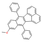 Benzo[k]fluoranthene, 9-methoxy-7,12-diphenyl-