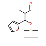 2-Furanpropanal, β-[[(1,1-dimethylethyl)dimethylsilyl]oxy]-α-methyl-, (αR,βR)-