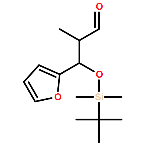 2-Furanpropanal, β-[[(1,1-dimethylethyl)dimethylsilyl]oxy]-α-methyl-, (αR,βR)-