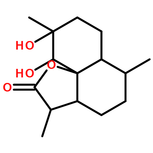 2H-Naphtho[8a,1-b]furan-2-one, decahydro-9,10-dihydroxy-3,6,9-trimethyl-, (3R,3aS,6R,6aS,9S,10R,10aS)-