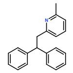 Pyridine, 2-(2,2-diphenylethyl)-6-methyl-