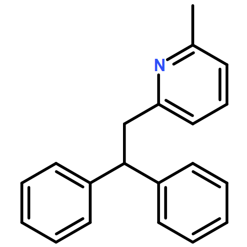 Pyridine, 2-(2,2-diphenylethyl)-6-methyl-