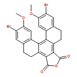 Dibenzo[3,4:5,6]phenanthro[9,10-c]furan-3,5-dione, 9,14-dibromo-1,2,6,7-tetrahydro-10,13-dimethoxy-