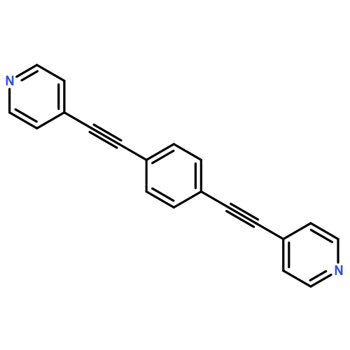 Pyridine, 4,4'-(1,4-phenylenedi-2,1-ethynediyl)bis-