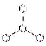 Pyridine, 4,4',4''-(1,3,5-benzenetriyltri-2,1-ethynediyl)tris-